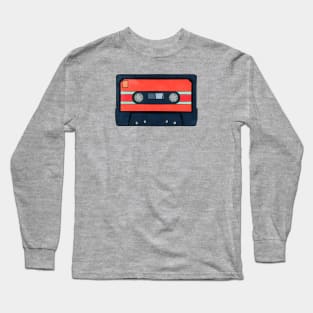 Red Cassette Long Sleeve T-Shirt